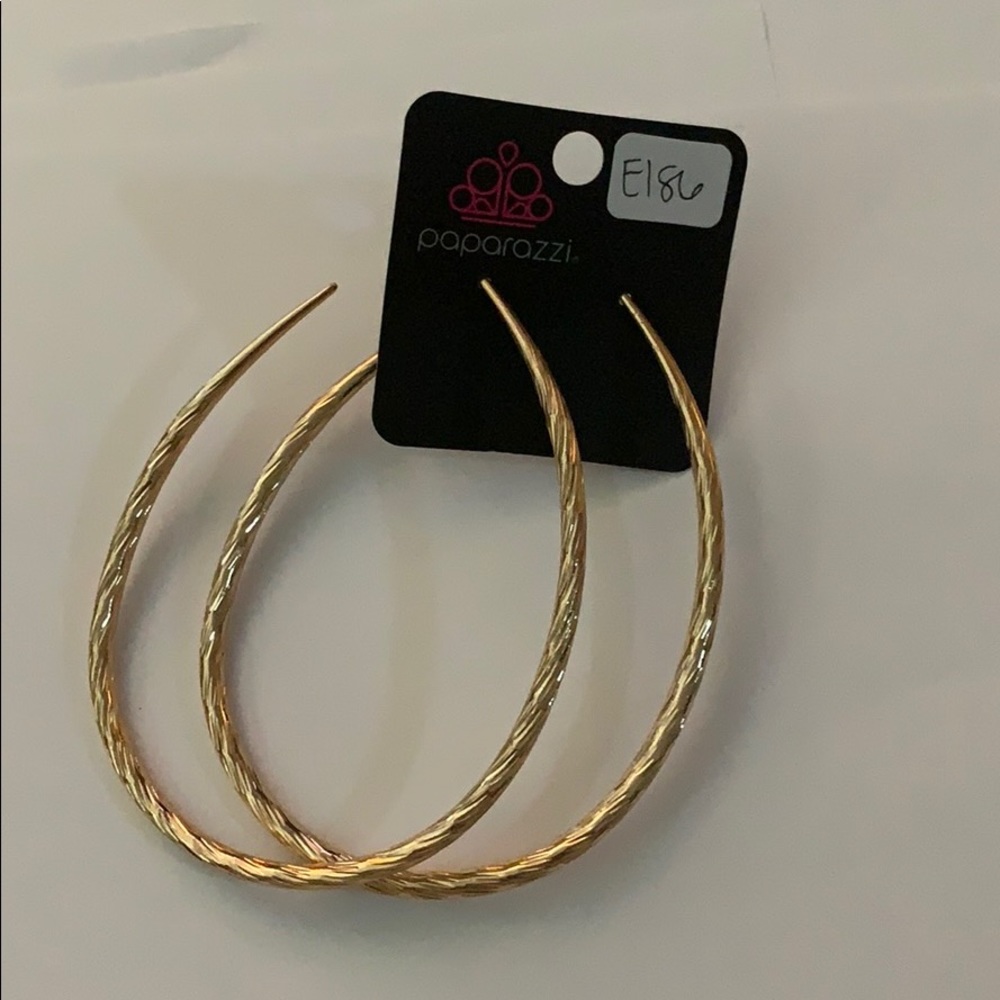 brand new gold hoops